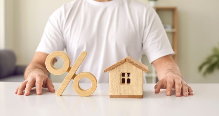 interest rate concept on a mortgage top up