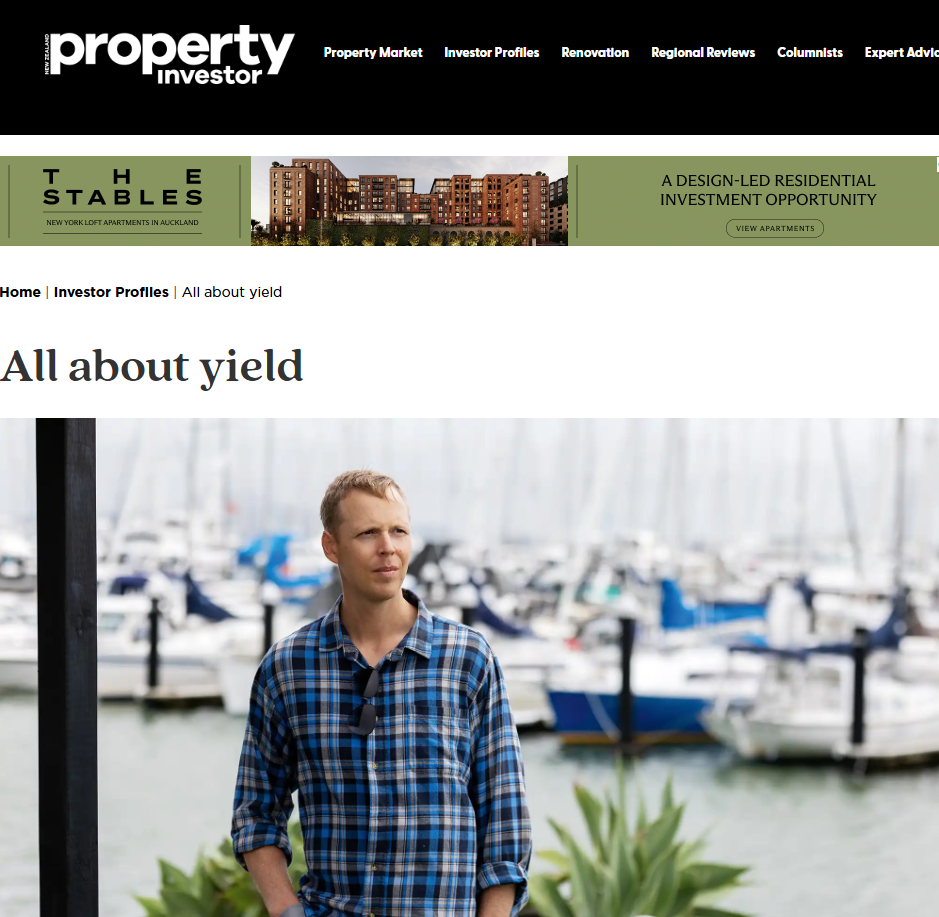 Matt Willoughby featured in NZ Property Investor magazine in 2026