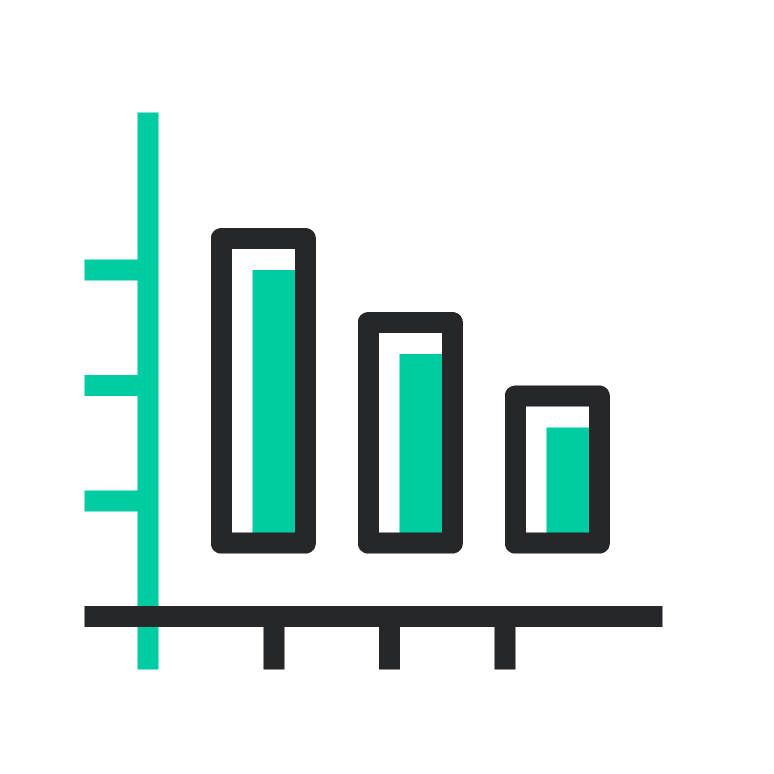 financial chart icon