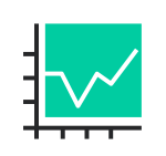 financial graph icon