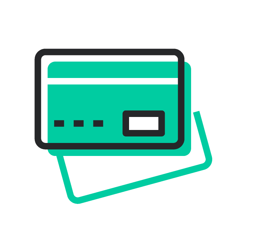 credit debit card icon